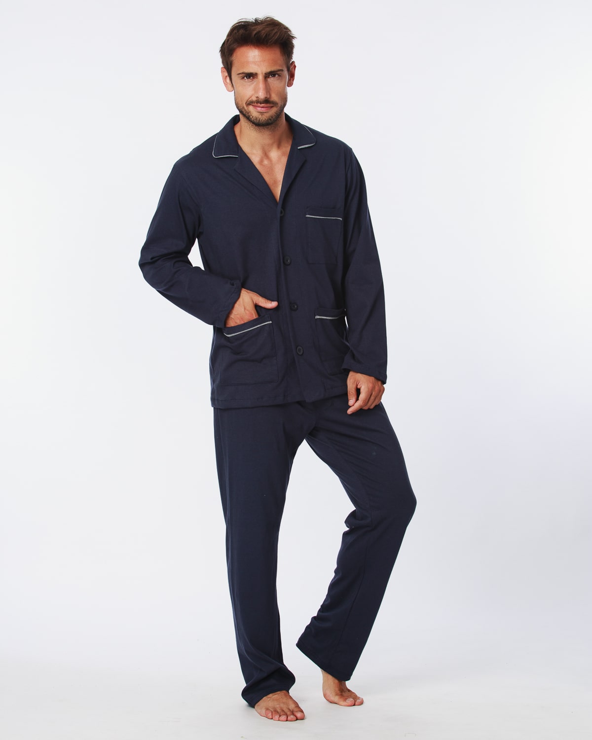 Traje pijama de algodón 1903 – Eyelit Underwear - Main Image