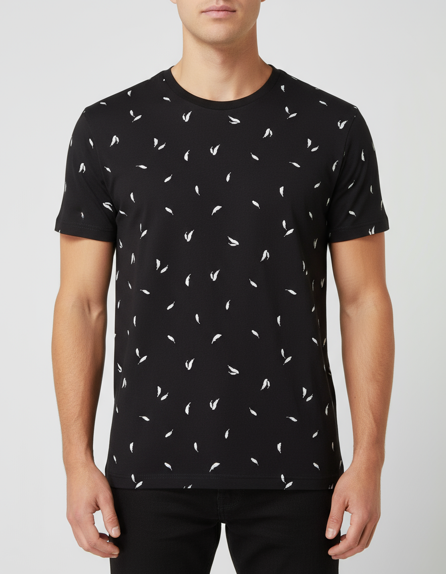 Remera de Algodón Plumitas 481