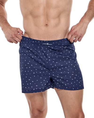 Boxer poplin comillas 648
