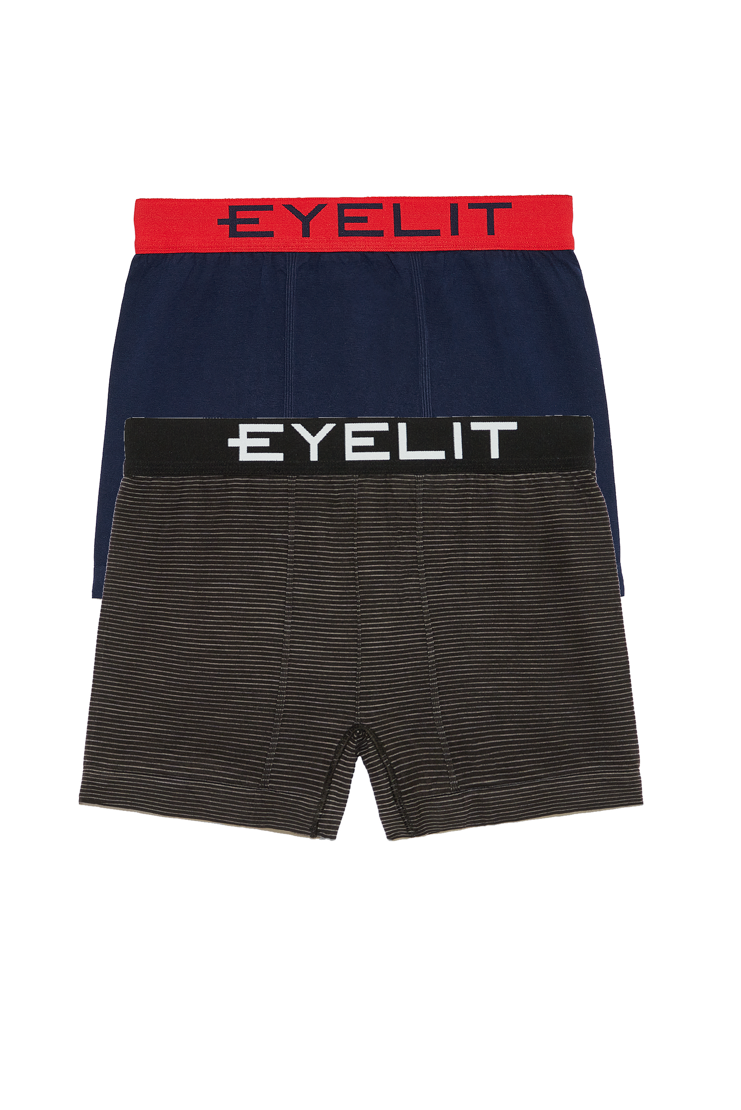 Pack x 2 Bóxer seamless liso y rayado